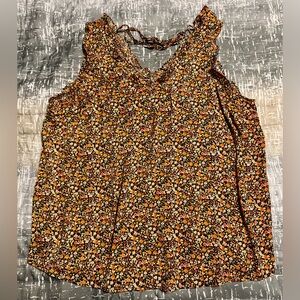 Lauren Conrad - Floral print flowy/tank - Size XL